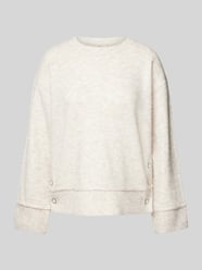 Sweter z dzianiny z prążkowanymi wykończeniami model ‘MULLE’ od FREE/QUENT - 15
