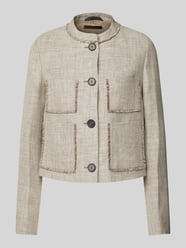 Blazer mit aufgesetzten Taschen von Windsor Beige - 16