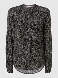 Blouse met opstaande kraag, model 'Anna' van Soft Rebels Zwart - 20