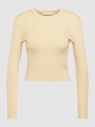 Gebreide pullover in riblook van MICHAEL Michael Kors Geel - 16