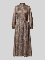 Midikleid mit Taillenband Modell 'PASSO' von EMME - 3