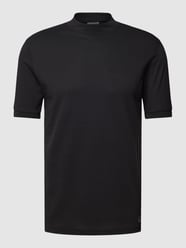T-Shirt mit Strukturmuster Modell 'DUSTIN' von Drykorn Grau / Schwarz - 2