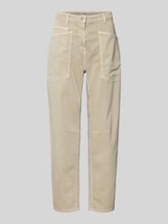 Jeansy o kroju barrel fit z mieszanki bawełny model 'OCEAN' od CAMBIO - 16