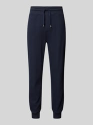 Sweatpants mit Label-Details Modell 'Structure' von BOSS Blau - 10