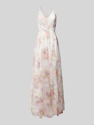 Abendkleid mit gelegten Falten von LUXUAR FASHION Pink - 28