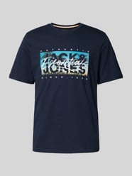 T-shirt z okrągłym dekoltem model ‘COLTON’ od Jack & Jones - 36