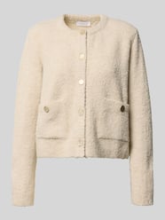 Strickjacke mit Knopfleiste von Rich & Royal Beige - 31