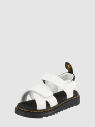 Sandalen van leer, model 'Vossie' van Dr. Martens Wit - 34