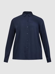 PLUS SIZE T-Shirt mit Label-Print von Tommy Hilfiger Curve Blau - 3
