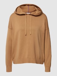 Hoodie in Strick-Optik von Tommy Hilfiger Beige - 34