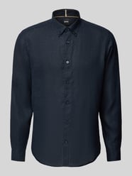 Regular Fit Leinenhemd mit Button-Down-Kragen von BOSS - 25