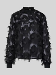 Semitransparentes Bluse mit Fransen Modell 'DIO' von YAS - 5