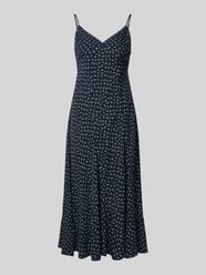 Knielanges Kleid mit abgerundetem V-Ausschnitt von Polo Ralph Lauren - 38