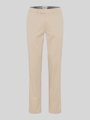 Regular Fit Chino aus Baumwoll-Mix Modell 'Evans' von Brax Beige - 1