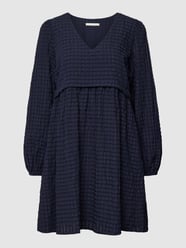 Mini-jurk in semi-transparant design van edc By Esprit Blauw / turquoise - 22