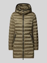 Regular fit gewatteerde lange jas met capuchon van Fuchs Schmitt - 4