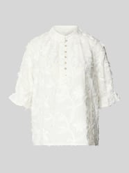 Regular Fit Bluse mit Stitchings und Knopfleiste von Christian Berg Woman - 29