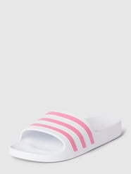 Slides mit Logo-Streifen Modell 'AQUA' von ADIDAS SPORTSWEAR Weiß - 3