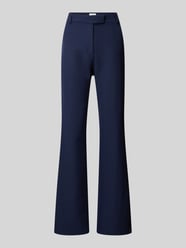 Flared stoffen broek met riemlussen van Be Pure Dutch - 1