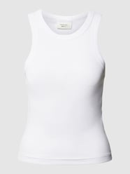 Top in Ripp-Optik von Gina Tricot Weiß - 14