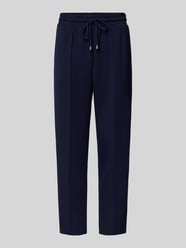 Sweatpants mit Bundfalten von Christian Berg Woman Blau - 16