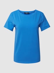T-shirt z okrągłym dekoltem model ‘MULTIF’ od Weekend Max Mara Niebieski - 24