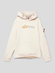 Hoodie met labelprint van Alpha Industries - 24