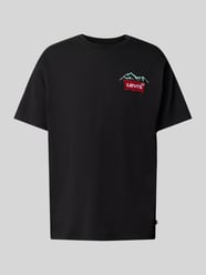 T-Shirt mit Label-Stitching von Levi's® Schwarz - 2