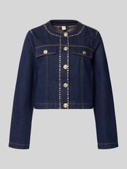 Jacke aus reiner Baumwolle in Denim-Optik Modell 'Kate' von Liu Jo White - 12