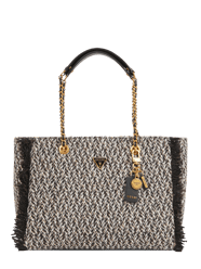 Shopper aus Bouclé von Guess Beige - 7