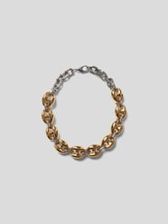 Halskette in Two-Tone-Machart von Paco Rabanne Gelb - 5