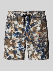 Badeshorts im Allover-Look mit elastischem Bund von Armani Exchange Beige - 2