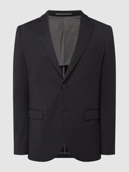 Slim Fit 2-Knopf-Sakko aus Jersey Modell 'Mageorge' von Matinique Schwarz - 22