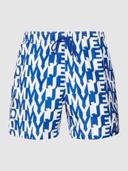 Badehose mit Logo-Muster Modell 'Logomania' von Tommy Jeans Blau - 25