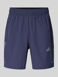 Korte broek met elastische band, model 'GYM' van Adidas Training Grijs / zwart - 2