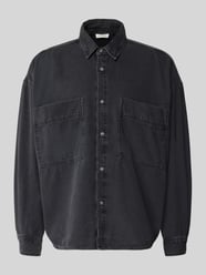 Relaxed Fit Jeanshemd mit Kentkragen Modell 'JAZY' von American Vintage - 42