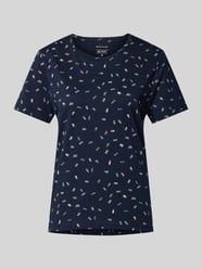 T-Shirt mit Rundhalsausschnitt von Tom Tailor Blau - 45