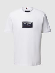 T-Shirt mit Label-Print von Tommy Hilfiger Weiß - 27