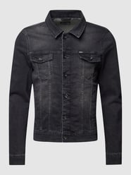 Jeansjacke mit Label-Detail Modell 'SPIKE' von CARS JEANS Schwarz - 25