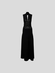 Maxikleid mit Lochmuster von Victoria Beckham Schwarz - 25