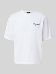 T-shirt o kroju relaxed fit z czystej bawełny z haftowanym logo od Dsquared2 Ready to Wear - 39
