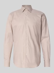 Regular Fit Businesshemd aus Baumwoll-Mix von BOSS Beige - 38