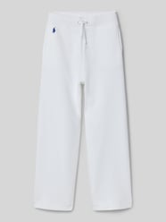 Spodnie dresowe o kroju regular fit z mieszanki bawełny od Polo Ralph Lauren Teens - 39