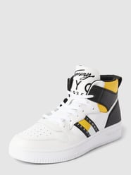 High Top Sneaker mit Kontrastbesatz von Tommy Jeans Weiß - 18
