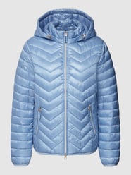 Gewatteerd jack met ritszakken van Betty Barclay Blauw / turquoise - 30