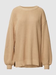 Strickpullover mit überschnittenen Schultern Modell 'KILIA' von Minimum Beige - 39