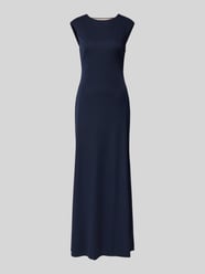 Abendkleid mit Rundhalsausschnitt Modell 'KULBEE' von Lauren Ralph Lauren Blau - 39