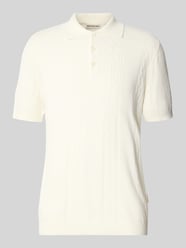 Slim Fit Strick-Poloshirt mit Zopfmuster Modell 'Miller' von Redefined Rebel - 23