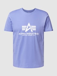 T-Shirt mit Logo von Alpha Industries Lila - 31