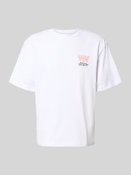T-shirt met labelprint, model 'Gary' van Wood Wood - 13